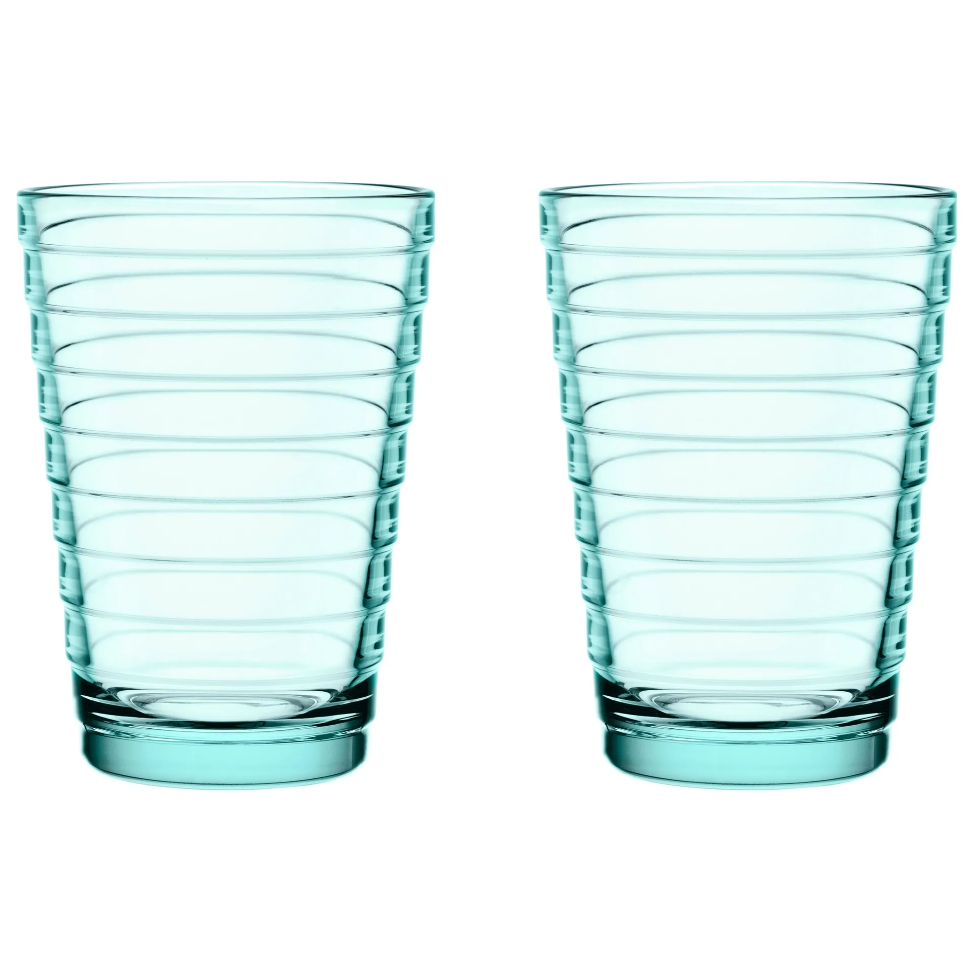 2 vasos Aino Aalto 33 cl, verde azulado Iittala
