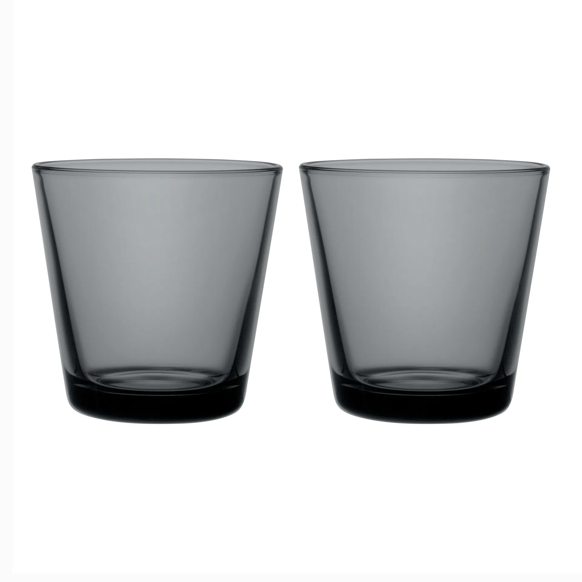2 Vasos Kartio 21 cl, gris oscuro Iittala