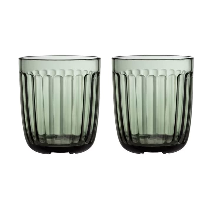 2 Vasos Raami 26 cl - Verde pino - Iittala