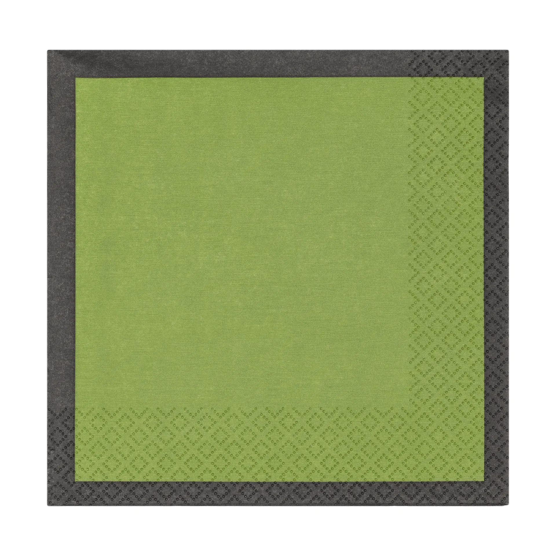 20 Servilletas de papel Play 33x33 cm, Verde musgo-negro Iittala
