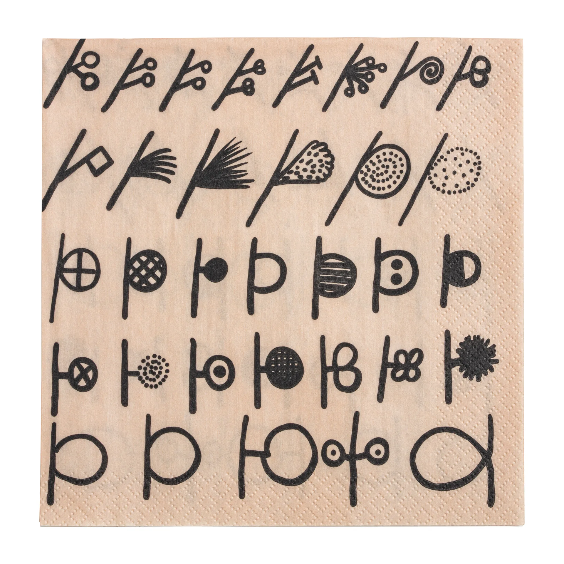 20 Servilletas Oiva Toikka Twig, Beige Iittala