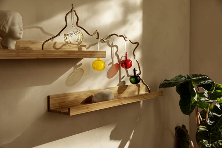 3 Colgantes Iittala manzanas de vidrio, verde Iittala