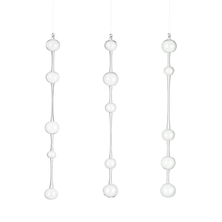 3 móviles de vidrio Ateenan Aamu, set de 3 Iittala