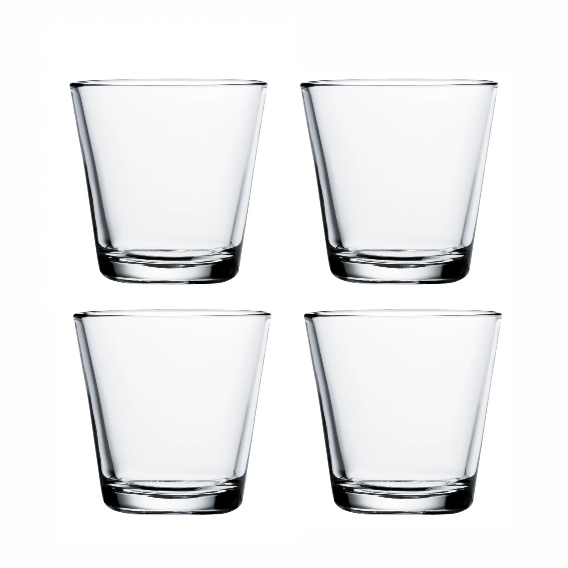 4 Vasos Kartio 21 cl, transparente Iittala
