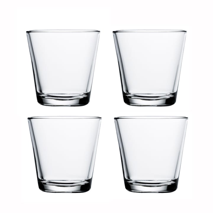 4 Vasos Kartio 21 cl - transparente - Iittala