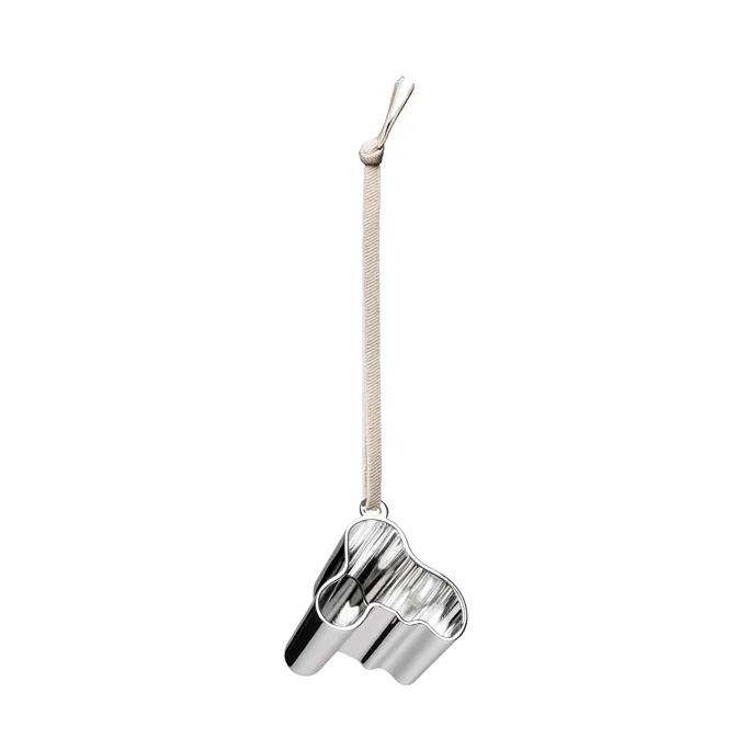Adorno colgante de metal Aalto, Plata Iittala