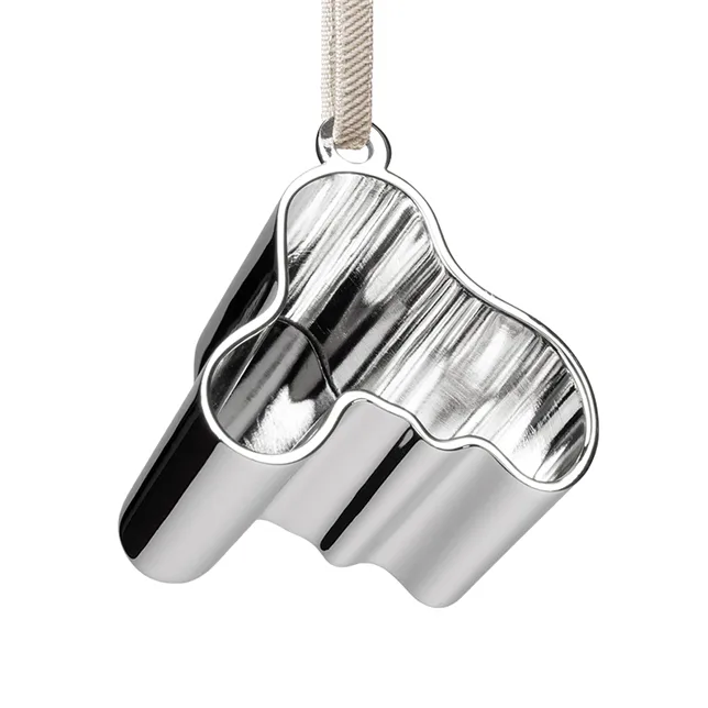 Adorno colgante de metal Aalto, Plata Iittala