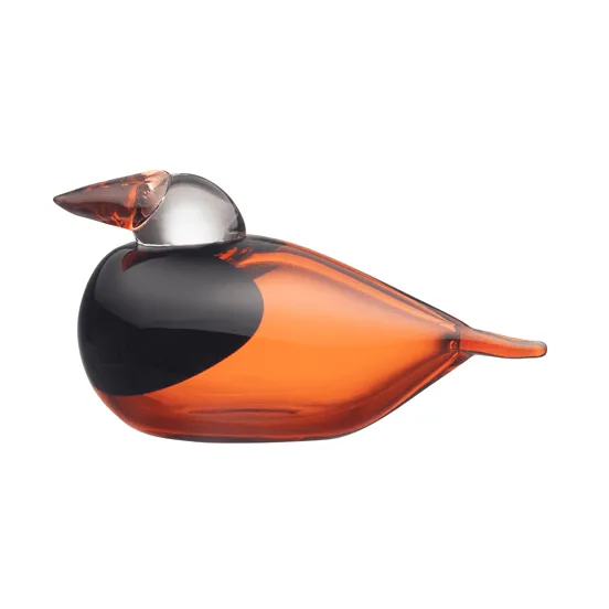 Birds by Toikka Martín pescador reina, Naranja amarga, 15,5x7 cm Iittala