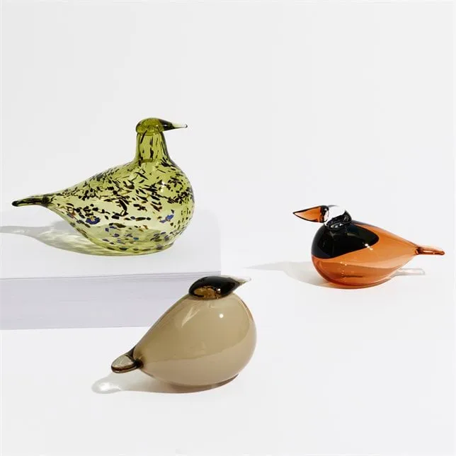 Birds by Toikka Martín pescador reina, Naranja amarga, 15,5x7 cm Iittala