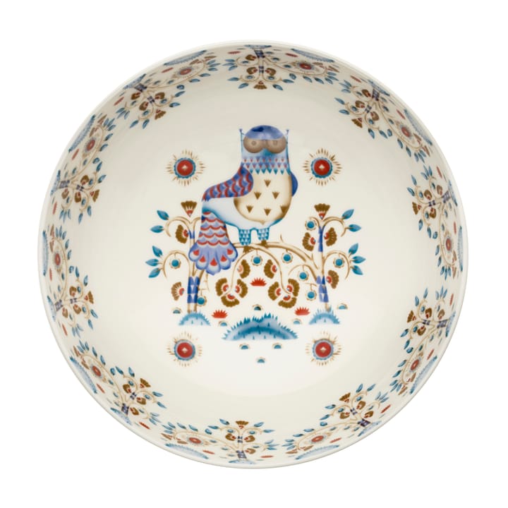 Bol de servir Taika, blanco con dibujos Iittala