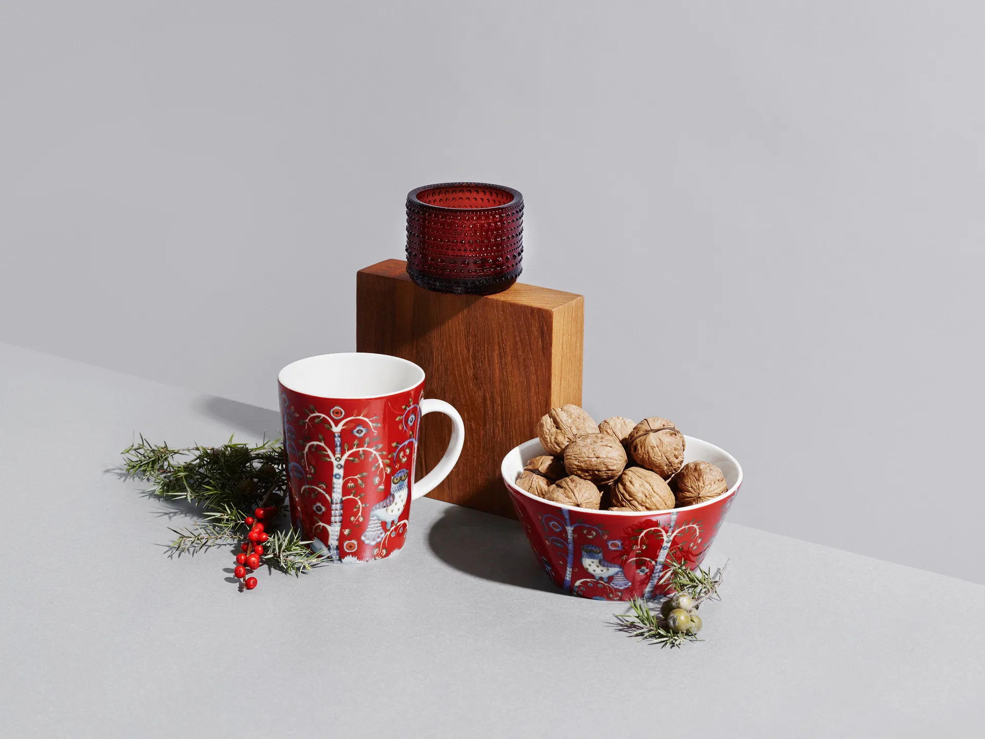 Bol Taika 30 cl, rojo Iittala