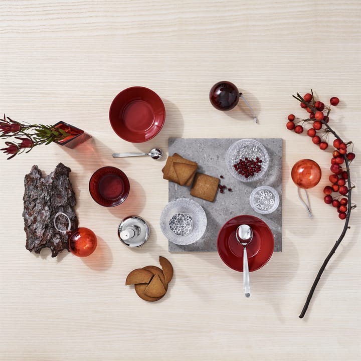 Bolas de navidad vidrio Iittala 80 mm 5 piezas, Rojo Iittala