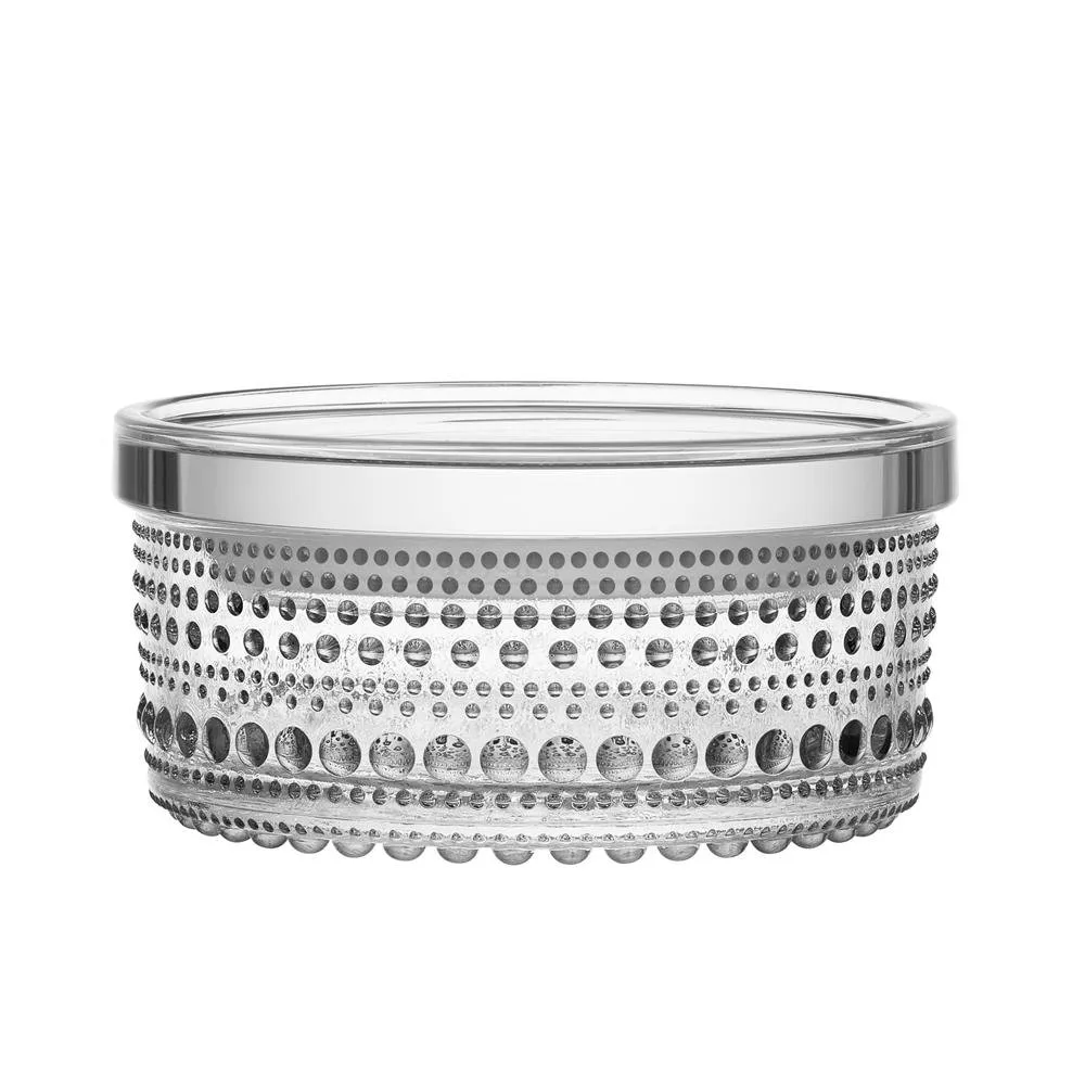 Bote de cristal Kastehelmi pequeño, transparente Iittala