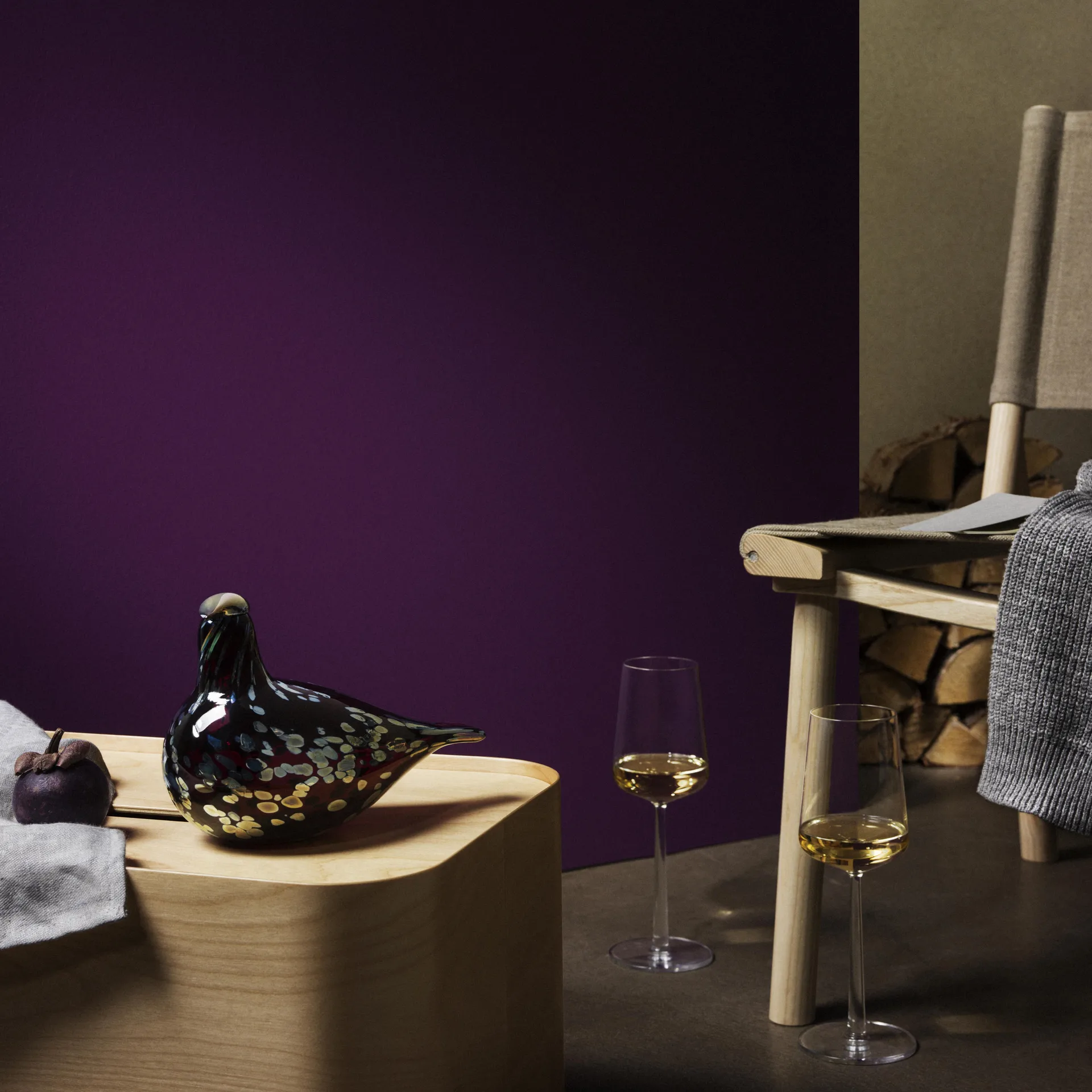 Caja de almacenaje Vakka L, chapa de fresno Iittala