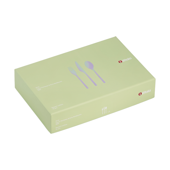 Caja de regalo de cubiertos para postre Artik, 12 piezas, Brillante Iittala