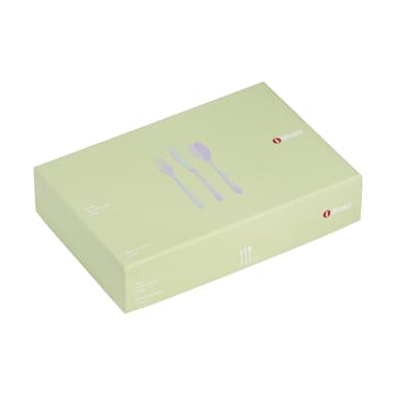 Caja de regalo de cubiertos para postre Piano, 12 piezas - Brillante - Iittala