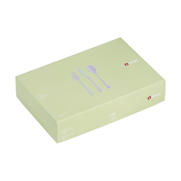 Caja de regalo de cubiertos para postre Piano, 12 piezas, Brillante Iittala