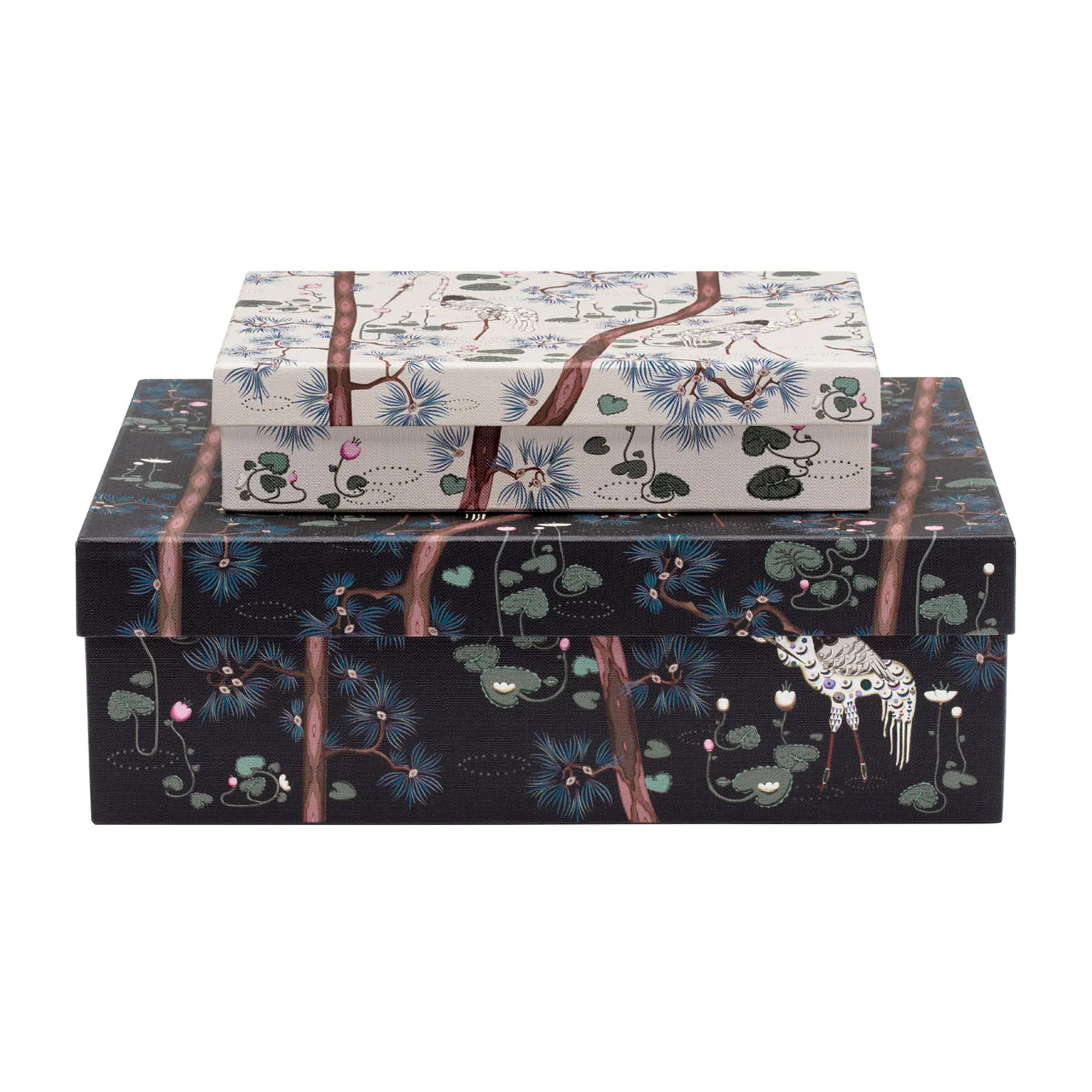 Caja Taika para almacenaje 15° aniversario, Negro-blanco Iittala