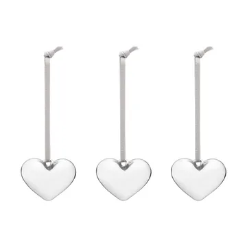 Corazón de cristal Iittala  - Espejo, 5 cm, 3-pack - Iittala