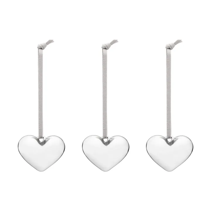 Corazón de cristal Iittala  - Espejo, 5 cm, 3-pack - Iittala