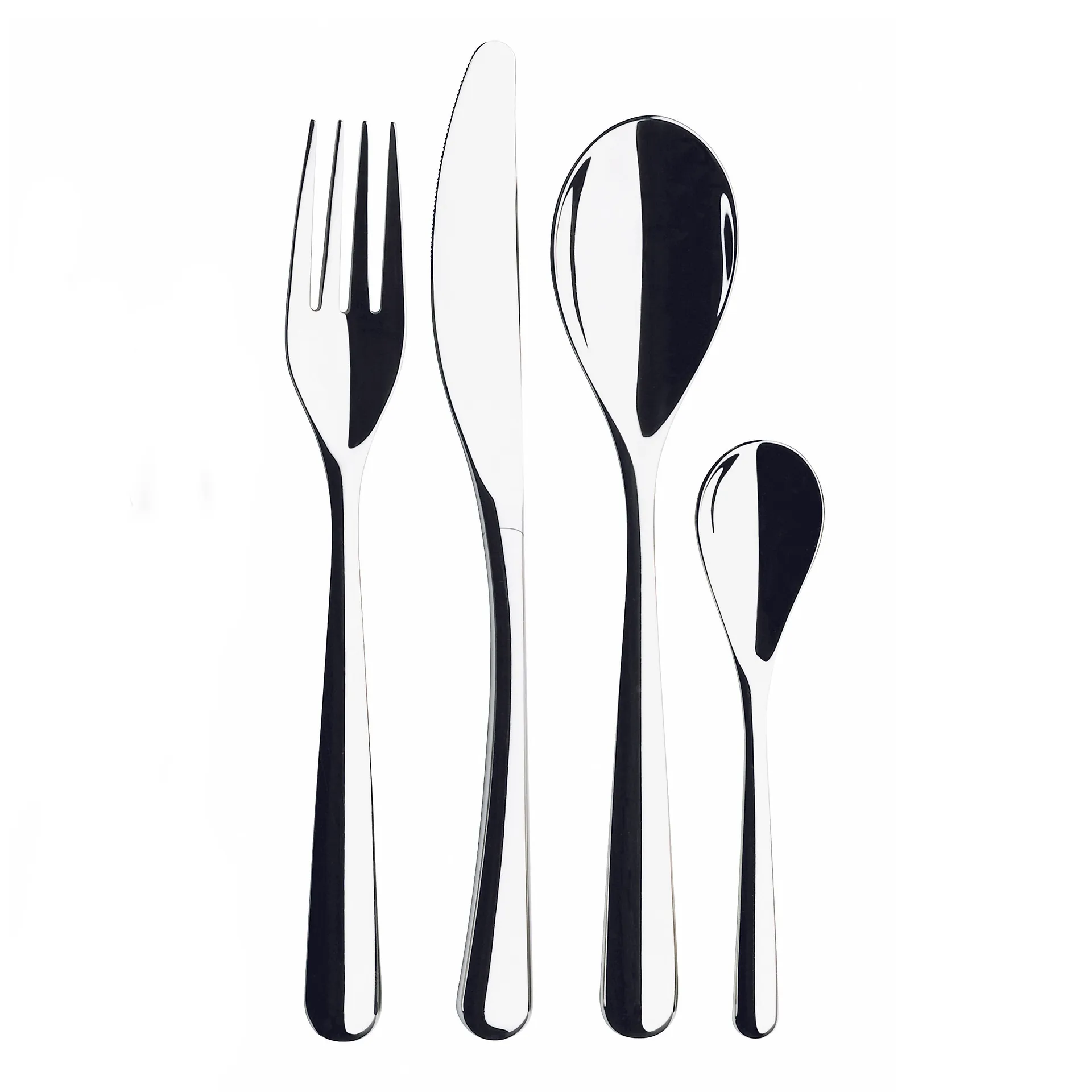 Cubertería Piano, 16 cubiertos, acero inoxidable Iittala