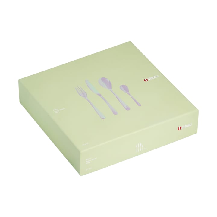 Cubertería Piano en caja de regalo 24 piezas, Brillo Iittala