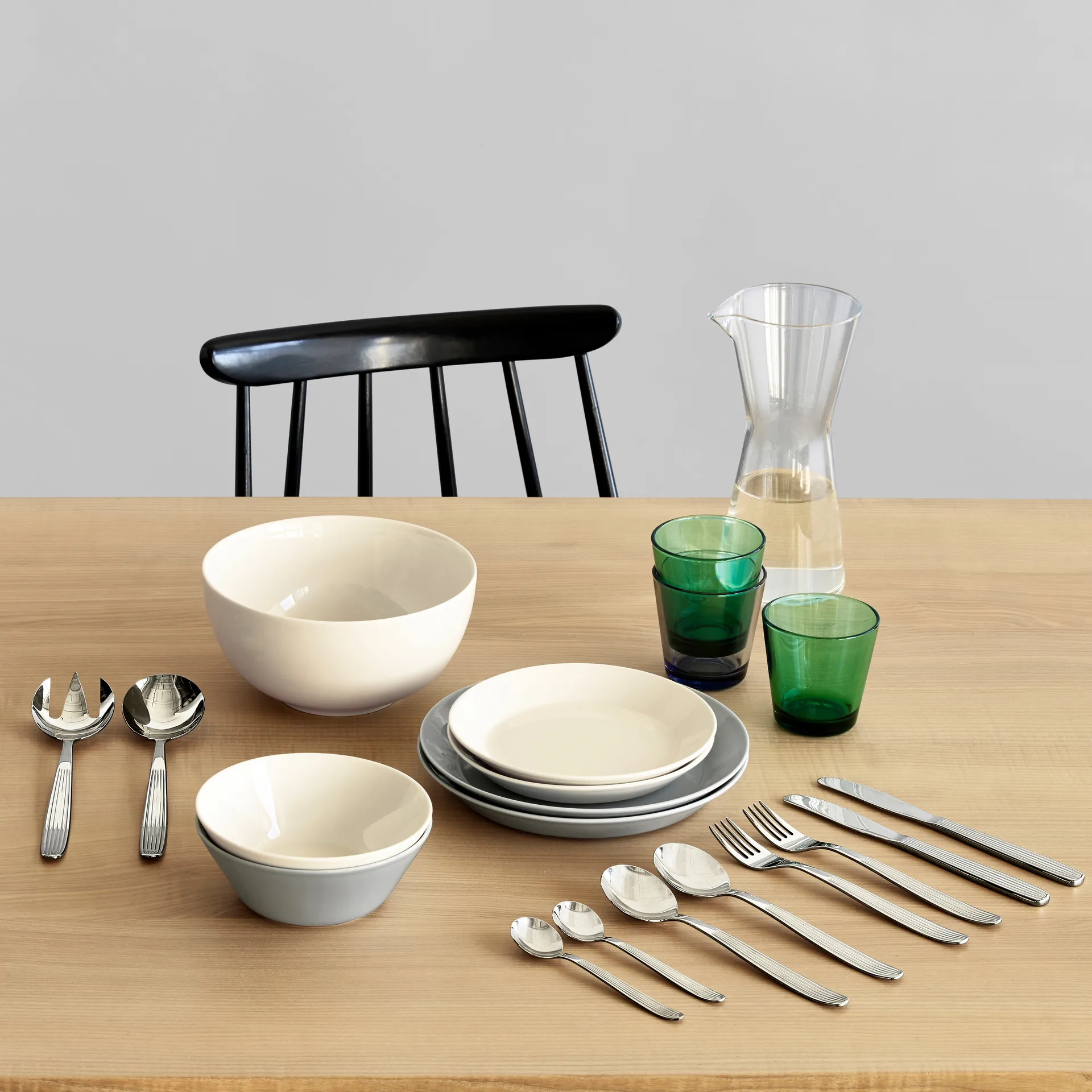 Cuchara de mesa Scandia, acero inoxidable Iittala