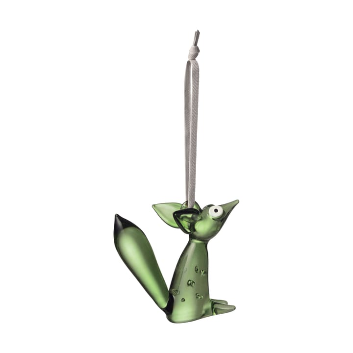 Decoración de vidrio Vulpes 8 cm - Verde - Iittala