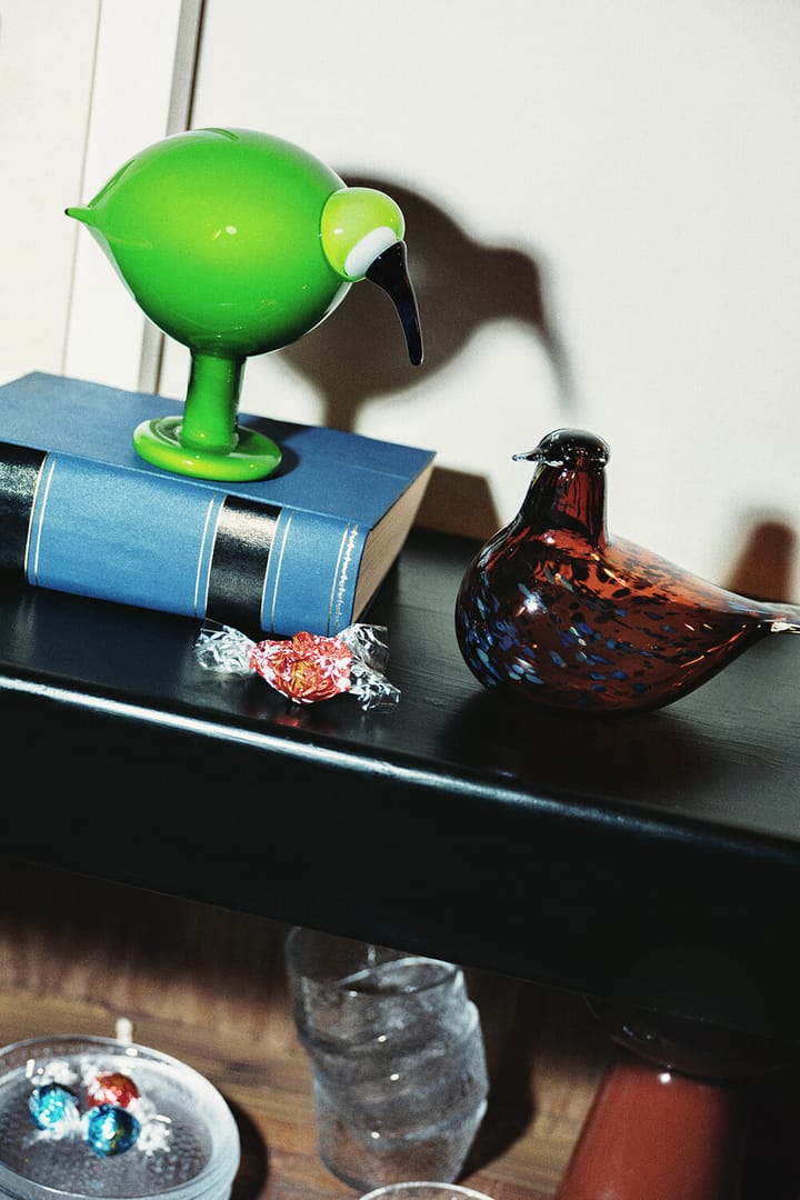 Escultura Birds by Toikka, Ibis verde Iittala