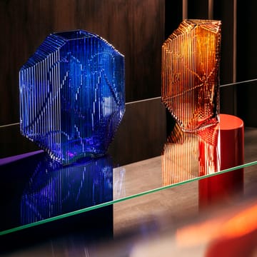 Escultura de vidrio Kartta 33,5 cm - azul ultramarino - Iittala