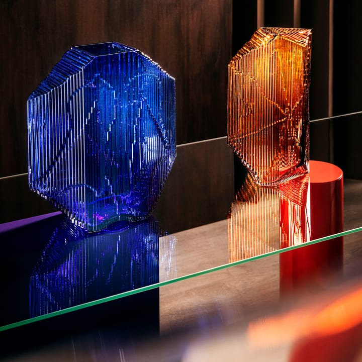Escultura de vidrio Kartta 33,5 cm, azul ultramarino Iittala