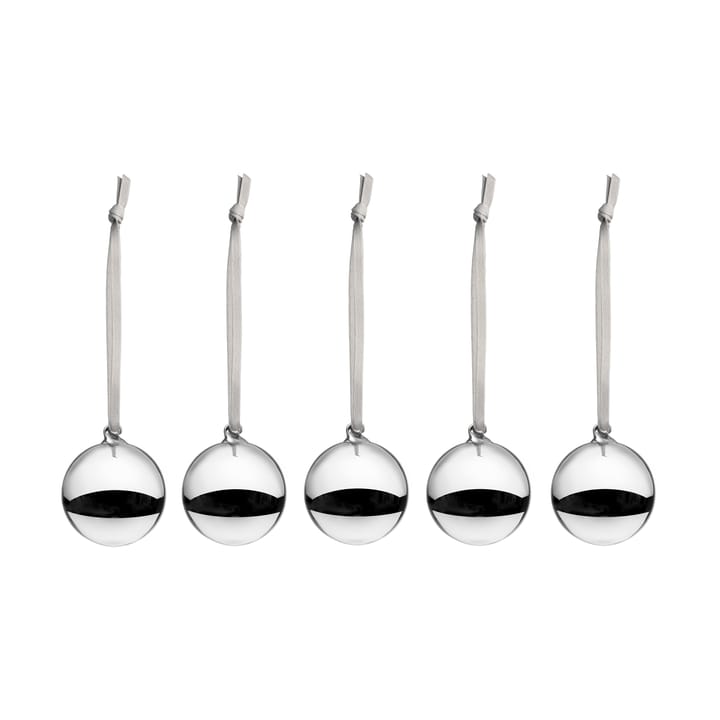 Esferas de cristal Iittala Ø4 cm, 5-pack - Plateado - Iittala
