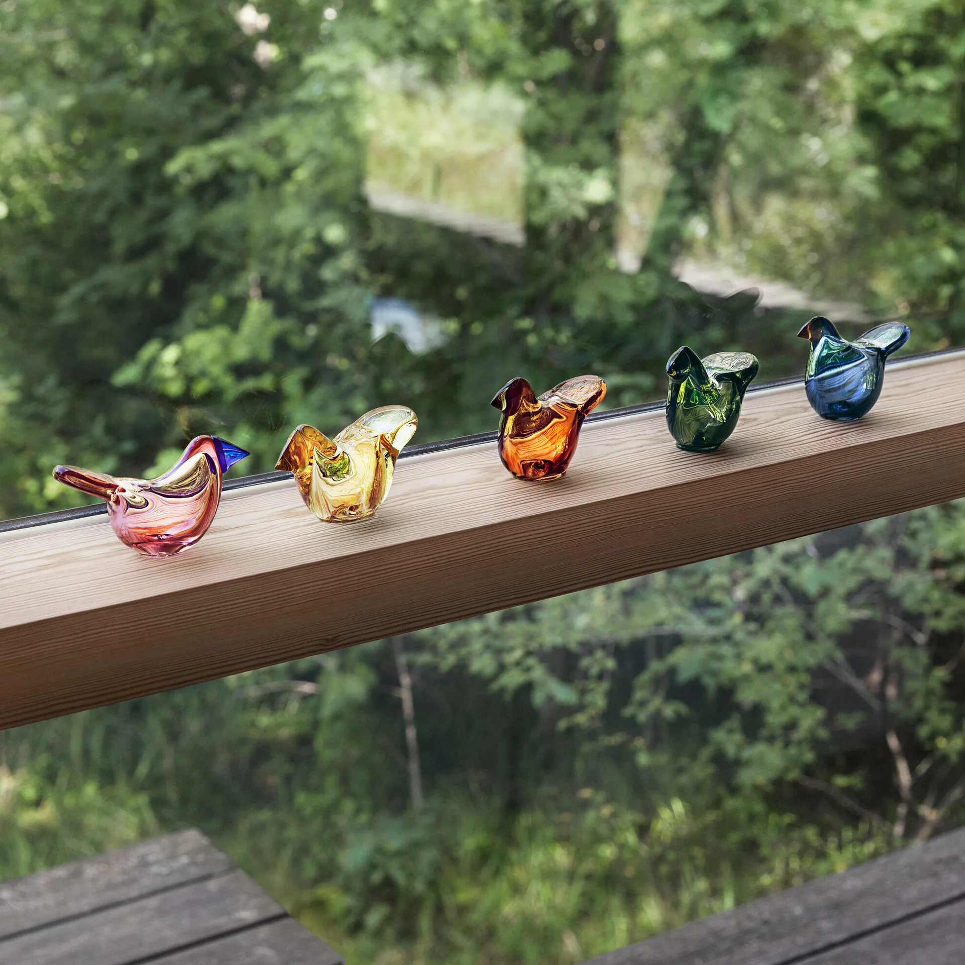 Figura Birds by Toikka mosquero, limón-cobre Iittala