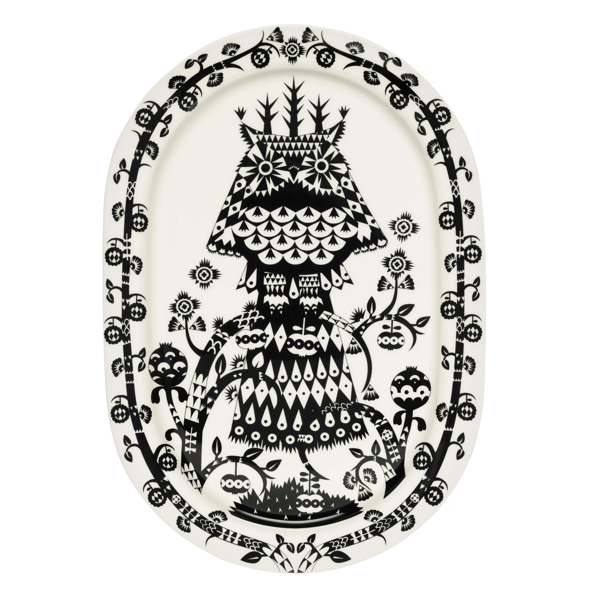 Fuente de servir Taika, negro Iittala