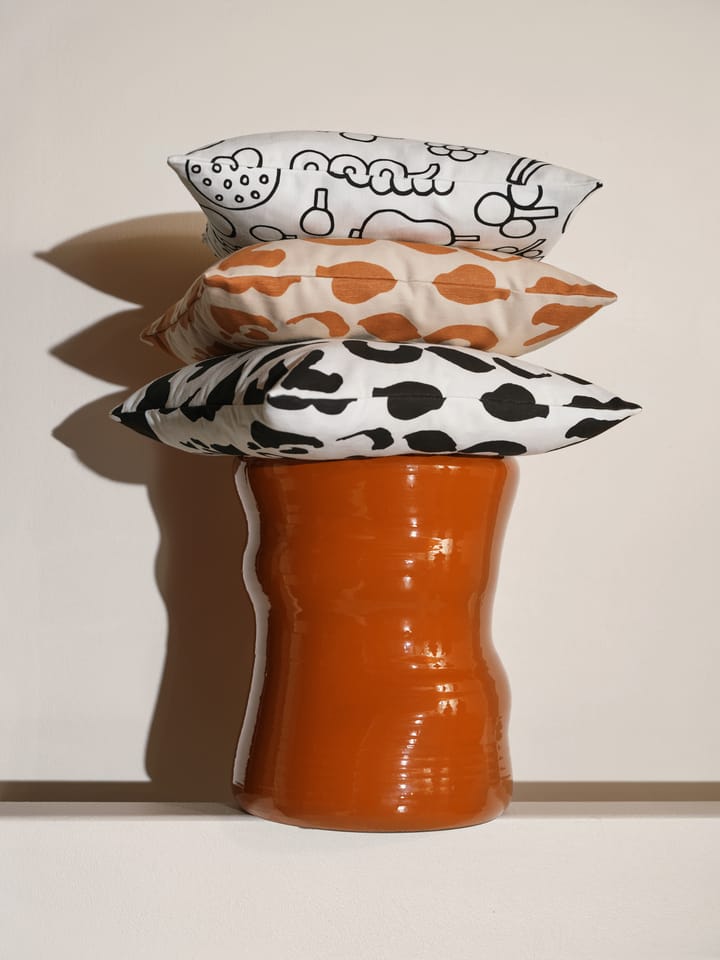 Funda de cojín Oiva Toikka Frutta 47x47 cm, negro Iittala