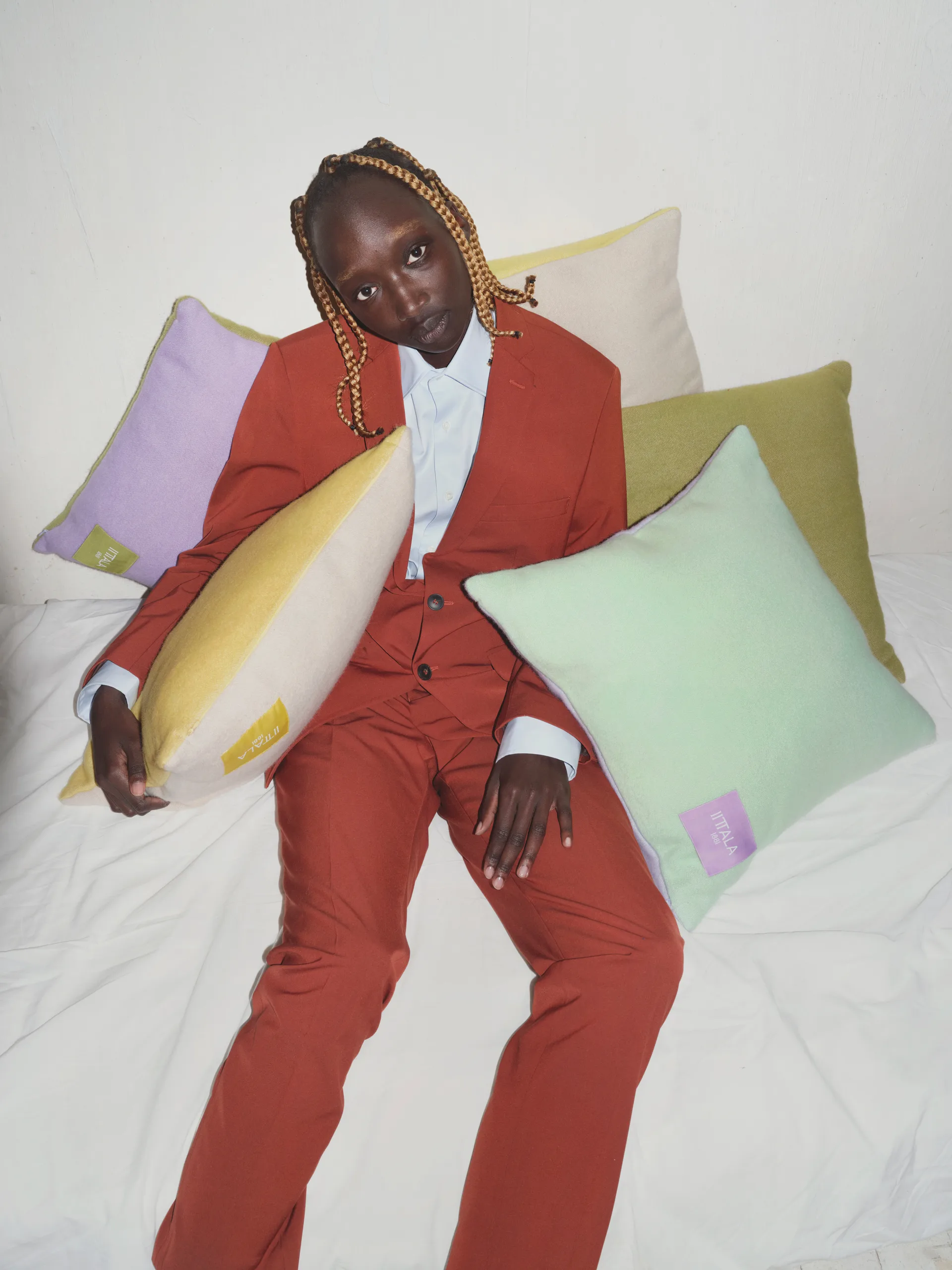 Funda de cojín Play 48x48 cm, Menta-lila Iittala