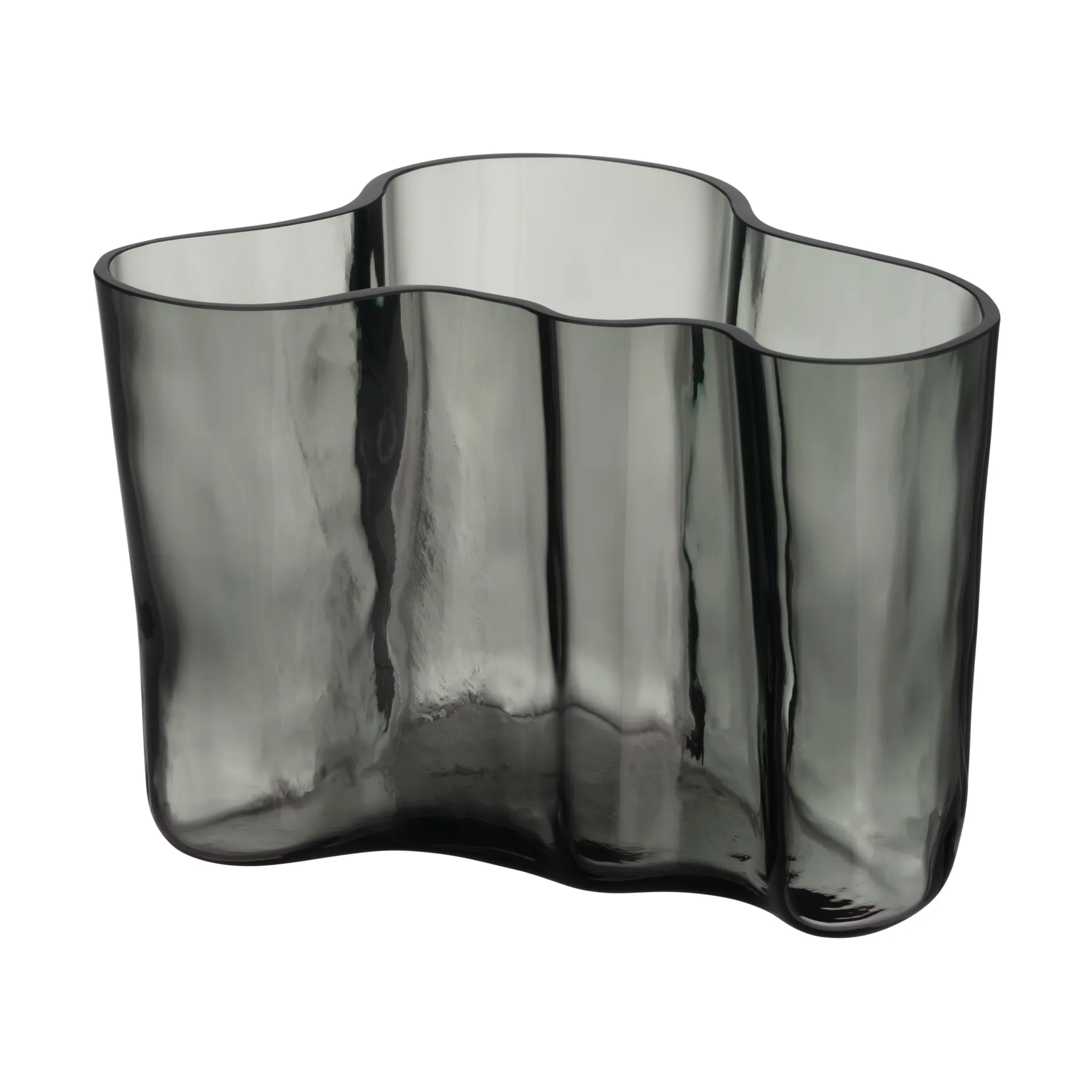 Jarrón Alvar Aalto 140 mm, gris oscuro Iittala