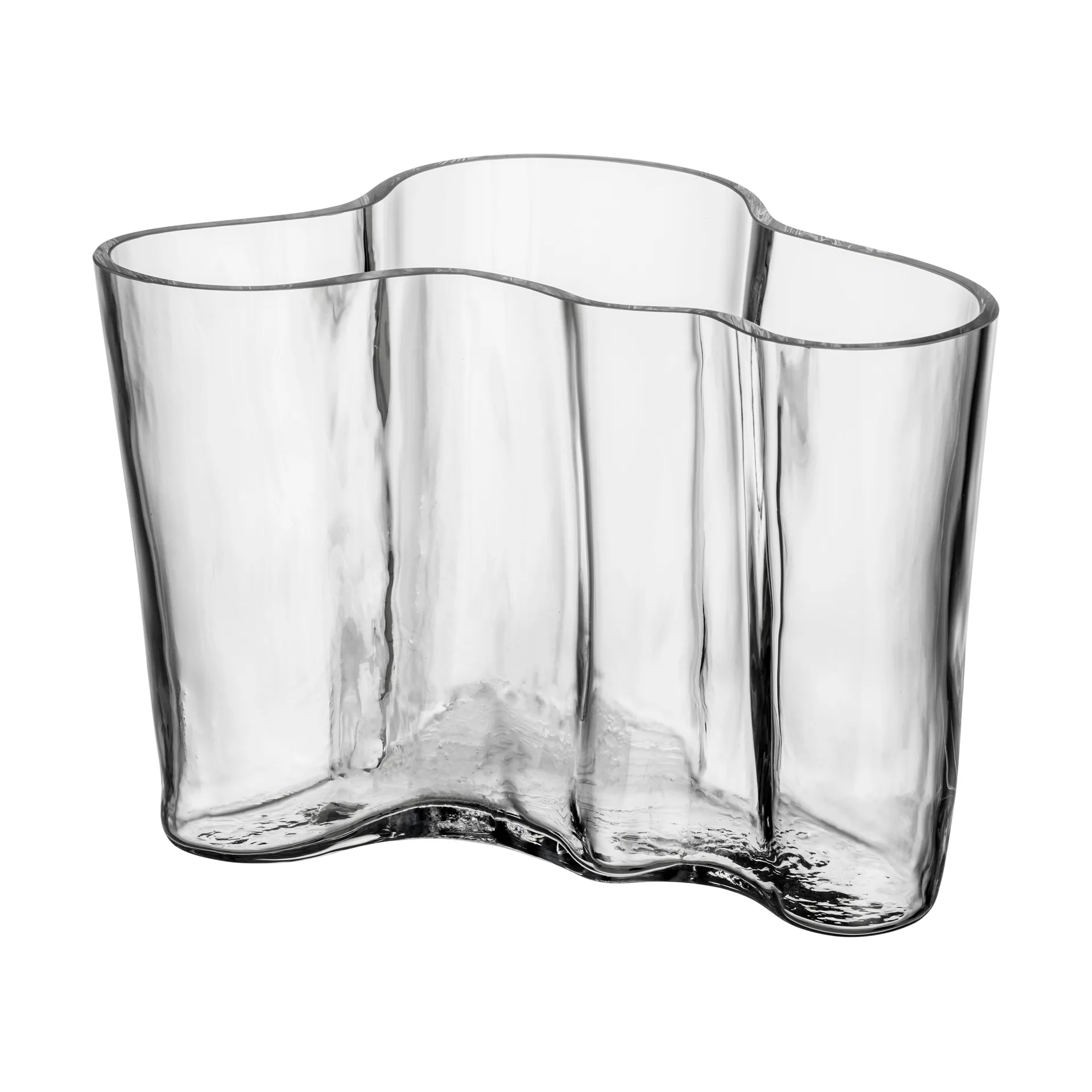 Jarrón Alvar Aalto 140 mm, transparente Iittala
