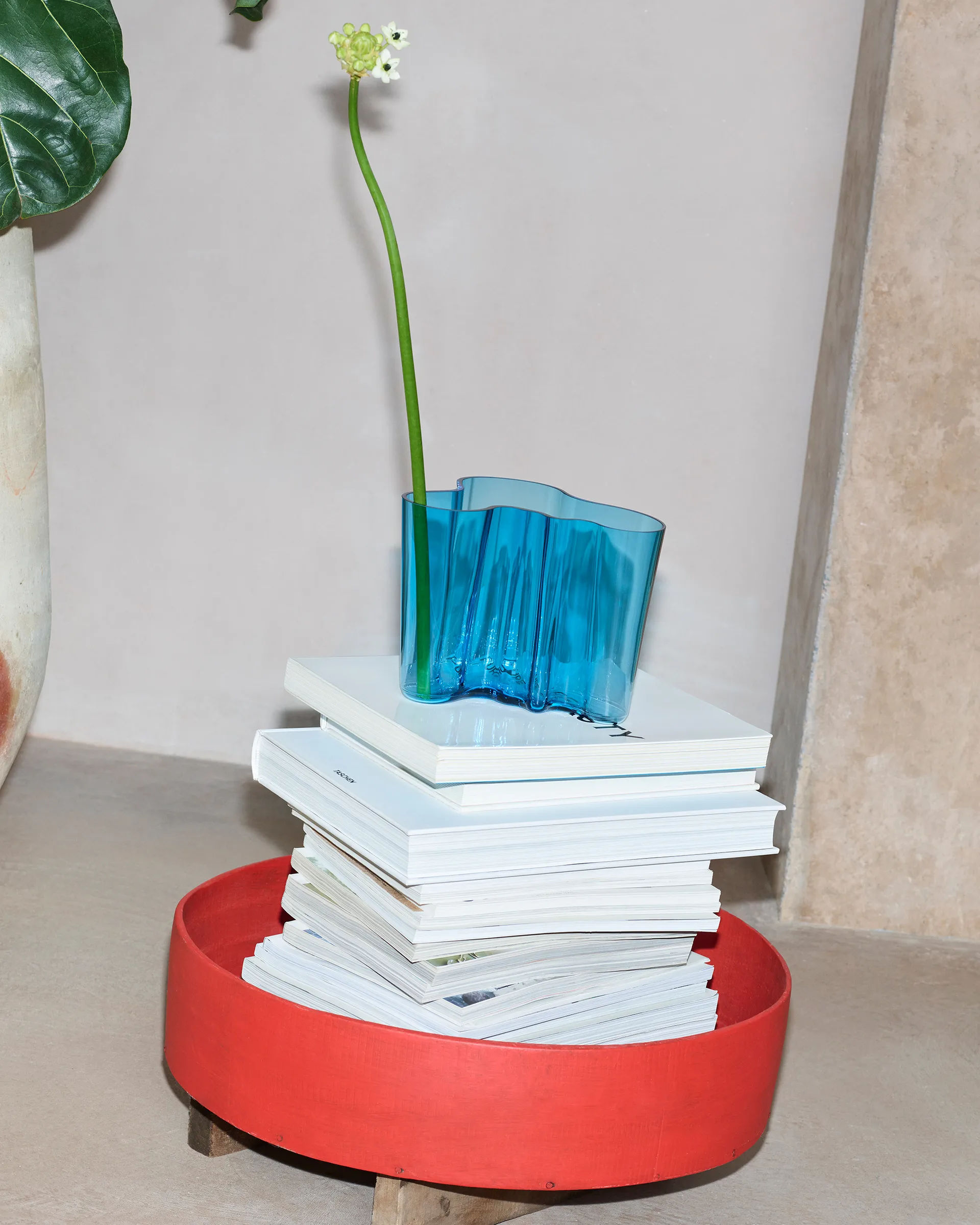 Jarrón Alvar Aalto 140 mm, Turquesa Iittala