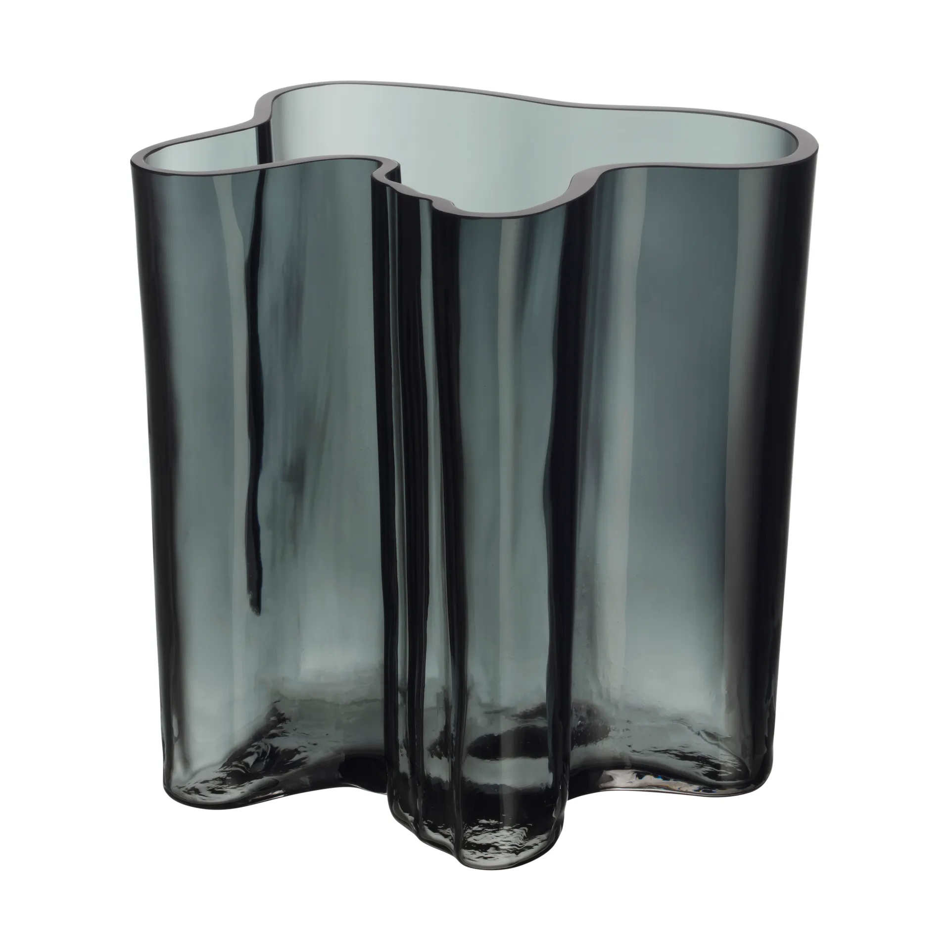 Jarrón Alvar Aalto 200 mm, gris oscuro Iittala