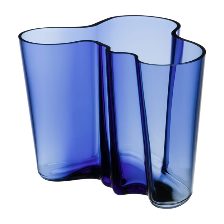 Jarrón Alvar Aalto azul ultramarino - 160 mm - Iittala