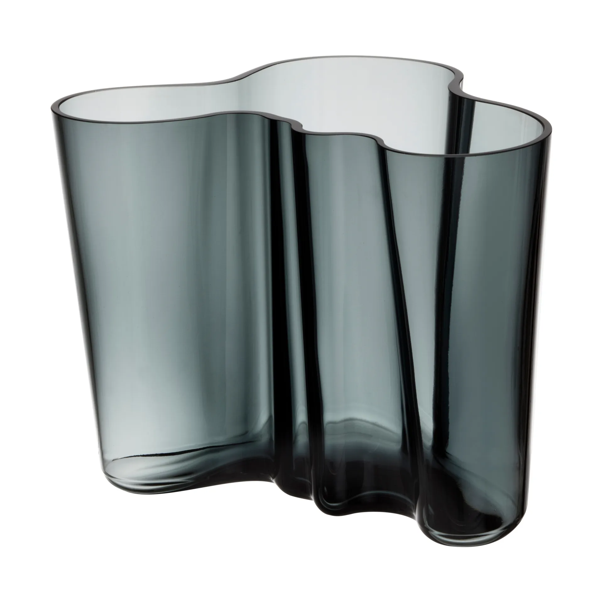 Jarrón Alvar Aalto, gris oscuro, 160 mm Iittala