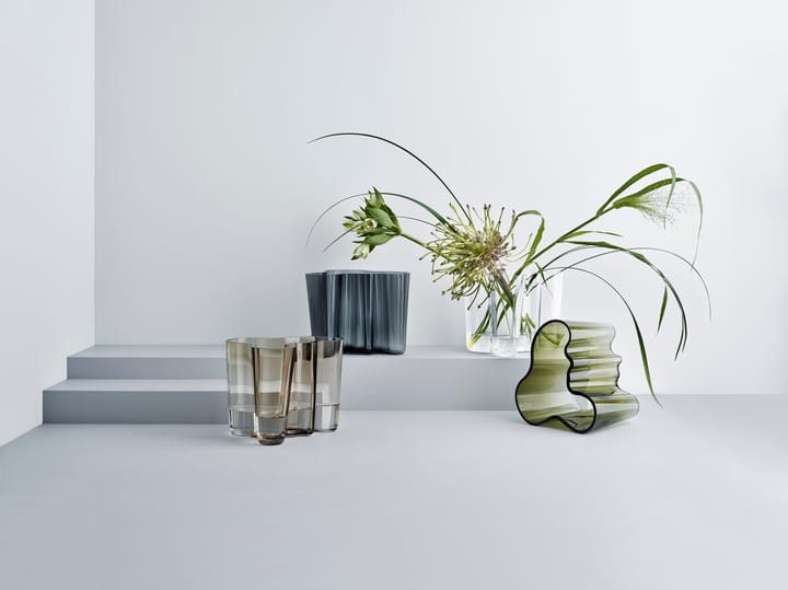 Jarrón Alvar Aalto, gris oscuro, 160 mm Iittala