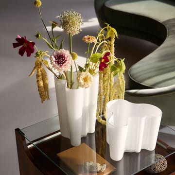 Jarrón Alvar Aalto opal (blanco) - 160 mm - Iittala