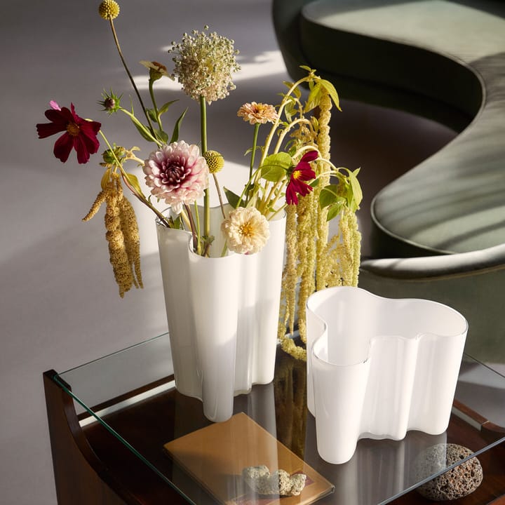 Jarrón Alvar Aalto opal (blanco), 160 mm Iittala