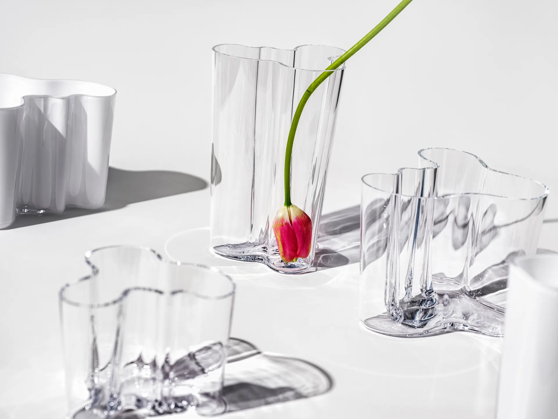 Jarrón Alvar Aalto opal (blanco), 160 mm Iittala