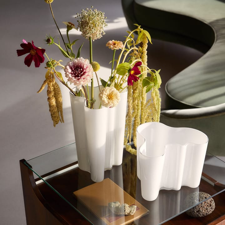 Jarrón Alvar Aalto opal (blanco), 251 mm Iittala