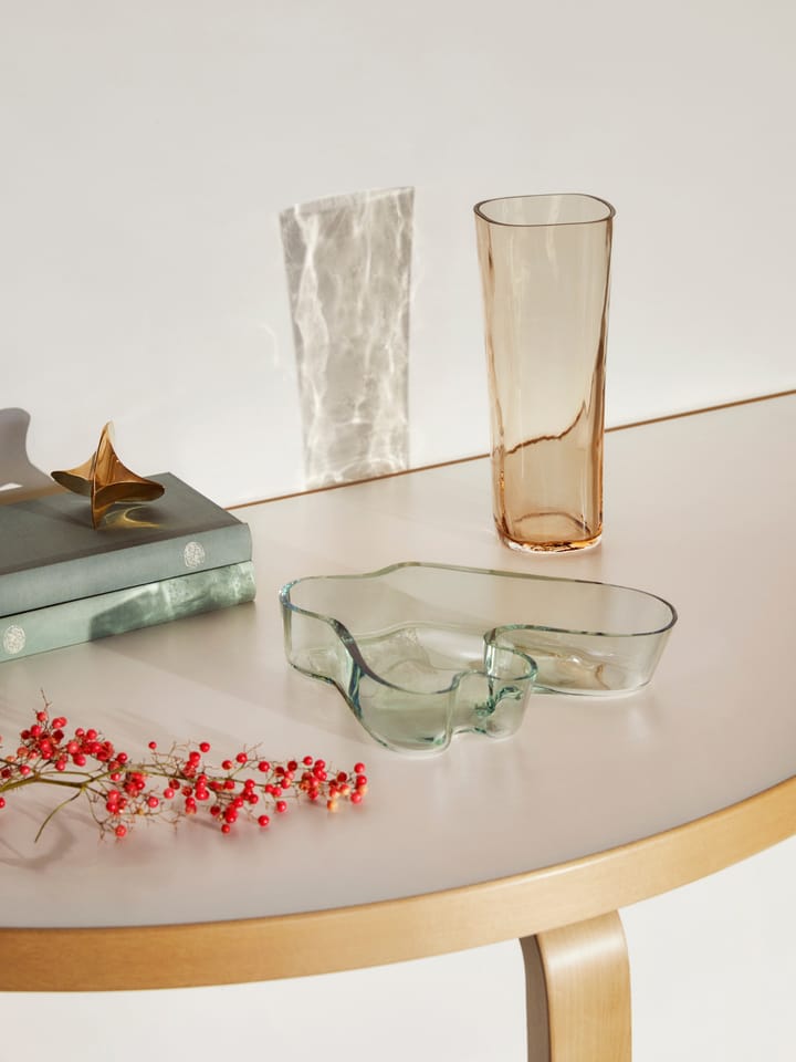 Jarrón Alvar Aalto Rio marrón, 180 mm Iittala
