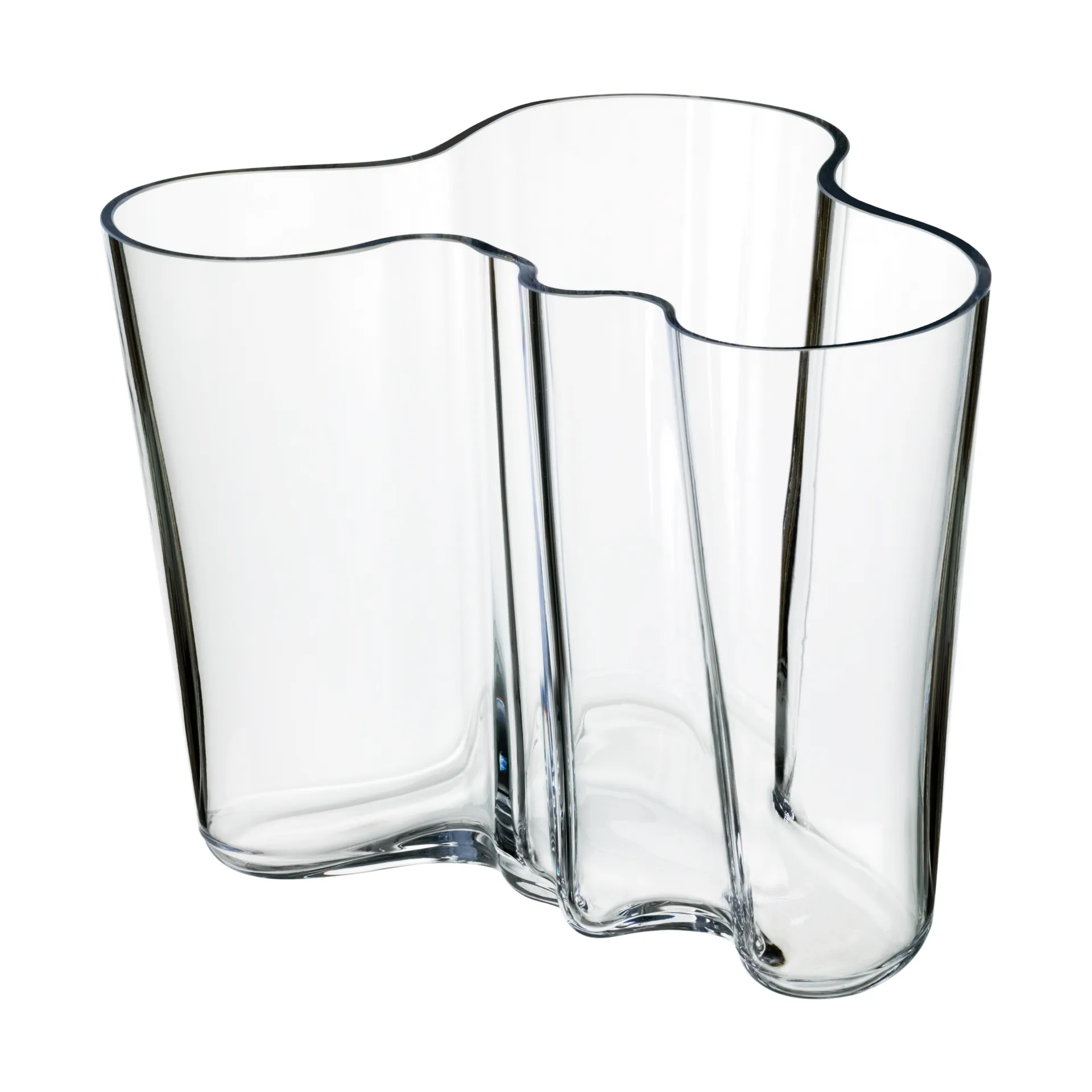 Jarrón Alvar Aalto transparente, 160 mm Iittala