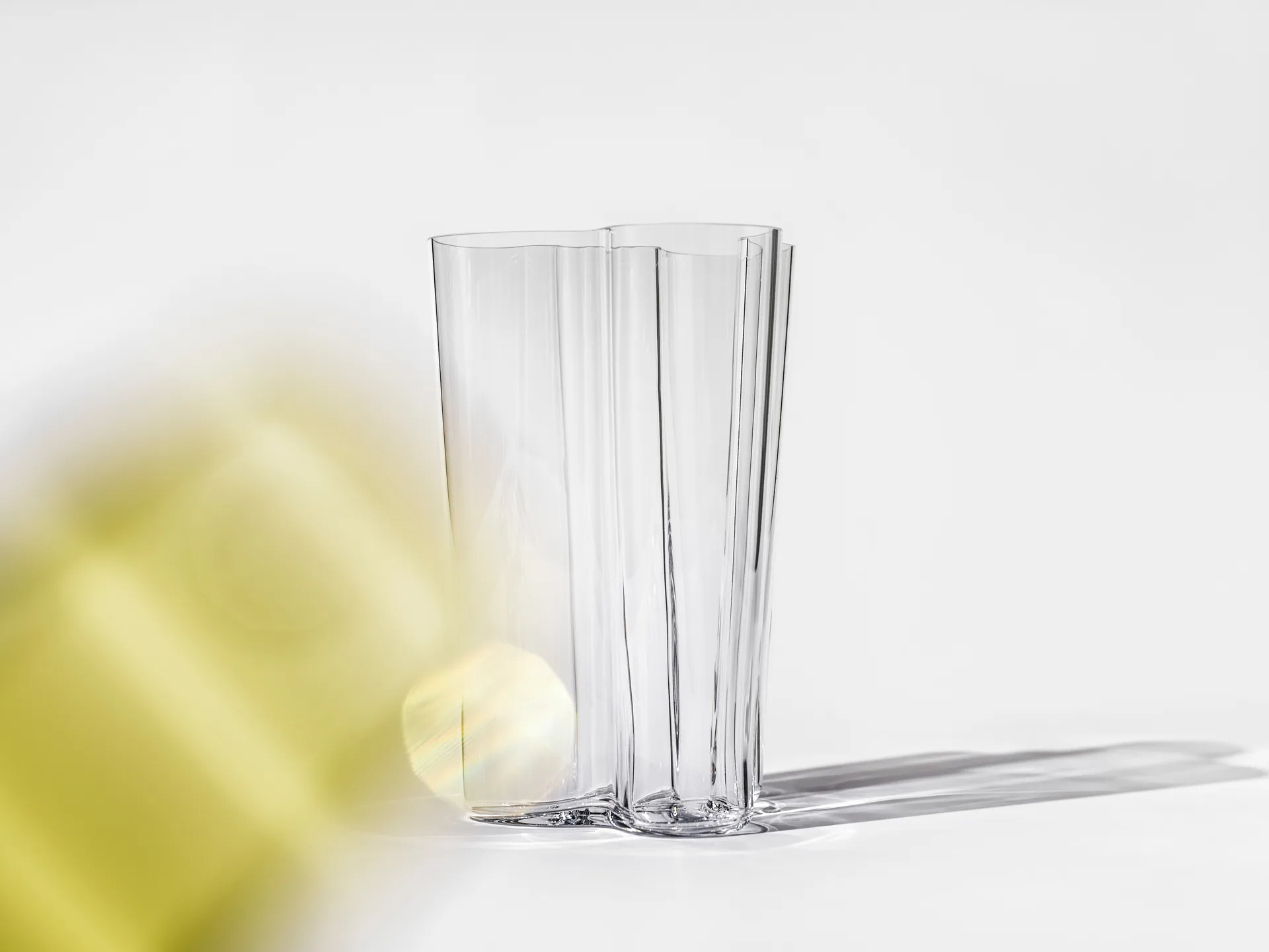 Jarrón Alvar Aalto transparente, 251 mm Iittala